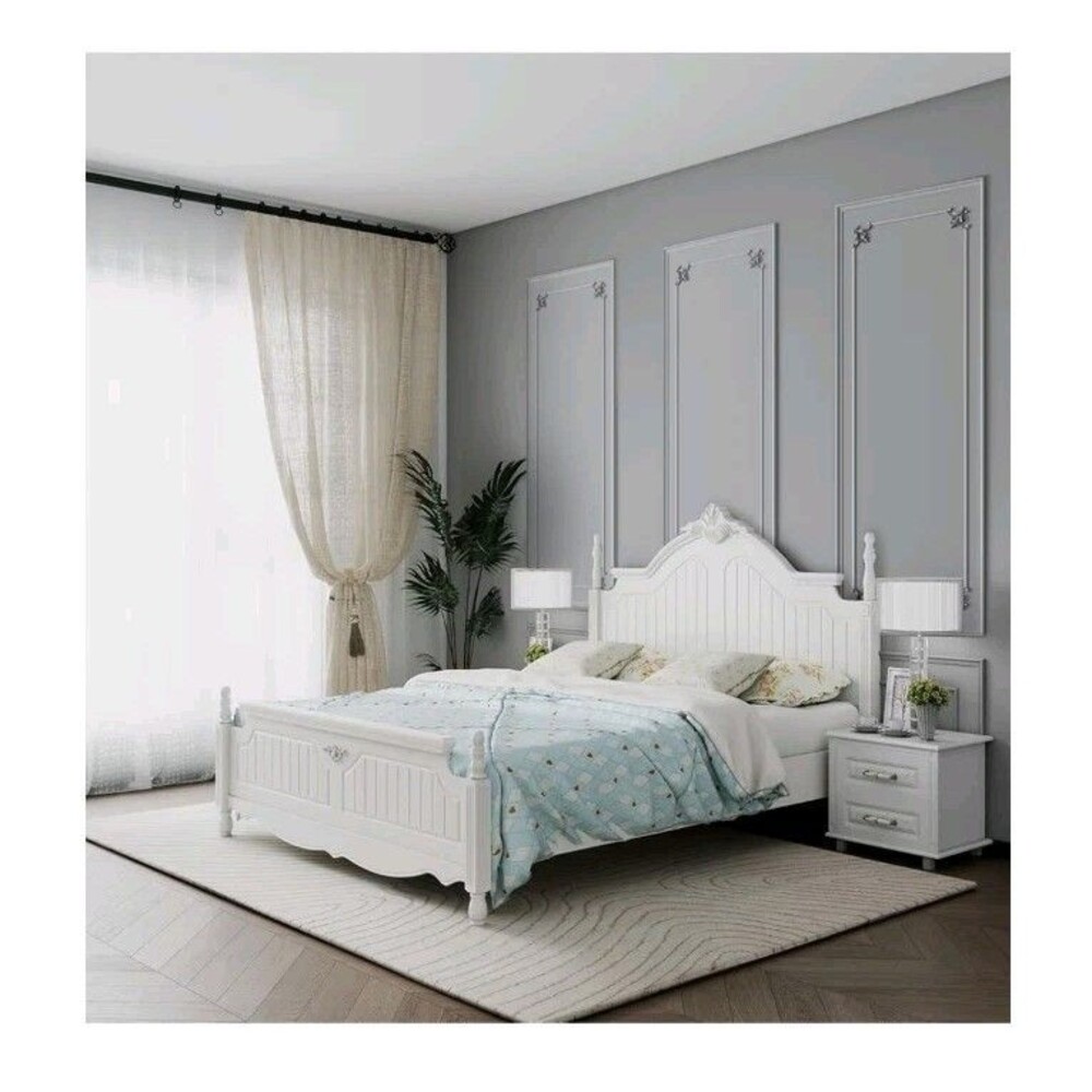 French Style Wall Molding Kit - 63" Wainscoting Accent Panel Ready to Assemble - Picture 5 of 9
